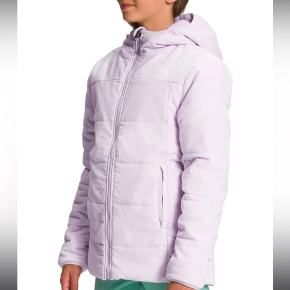 The North Face Mossbud Reversible Winter Coat Jacket Lavender 3T - Picture 5 of 5